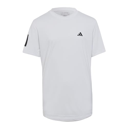 Adidas EUO60 Boys' Club Tennis 3-Stripes T-Shirt cover