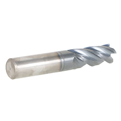 Image of waltyotur 4 Flute Carbide End Mill 1-1 /4 Inch Cutting Length x 3 Inch Overall Length x 1 /2 Inch Shank Diameter for Aluminum Cut Non-Ferrous Metal Upcut CNC 1 Pcs