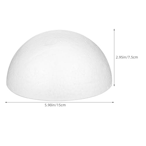 Hémisphère mousse polystyrène CLISPEED lot 4 pour loisirs créatifs - 4