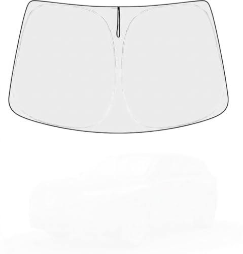 Image of Proadsy 2026 Upgrade Windshield Sun Shade Custom Fit Honda Civic 2022-2025 2026 (Not for 2022 Sport) 4-Layer Foldable Front Sunshade Protector Sun Visor Blocks UV Rays Keep Car Cooler