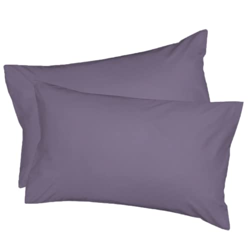1,2,3,4,5,6 Pair Poly-Cotton Pillowcases, Cream - Image 4