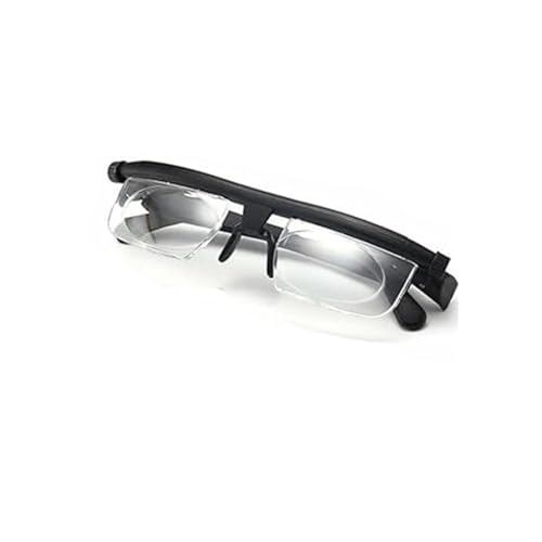 1PCS Focal Adjustable Glass, Focus Adjustable Glasses Dial Vision, Vision Glasses Near, Presbyopic Readers Variable Focus Eyewear For Reading Distance Near Far Sight (+1.0)