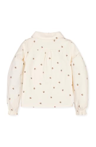 Image of Hope & Henry Girls' Peter Pan Mix Media Top