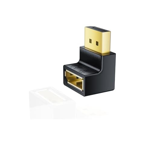 ALYYDBG Right Angle Displayport 1.4 Socket Adapter Model B Cover