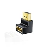 ALYYDBG Right Angle Displayport 1.4 Socket Adapter Model B