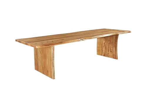 Taran Designs Belmont 120" Live Edge Solid Wood Dining Table