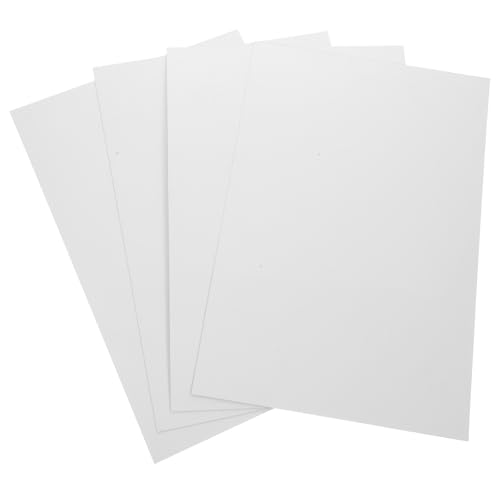 FIXOSHEE 4 piezas Planchas de Aluminio Sublimación Hojas Metálicas Blancas Resistentes para Letreros Fotos y Publicidad Térmica Superficie Lisa para Impresión Duradera