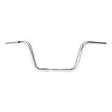 XFMT Motorcycle Chrome 12' Rise Fat APE Handlebar 1-1/4' Hangers Bar For Harley Sportster XL Softail FLST FXST