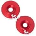 1Up Racing 7075 Lowpro Wing Washers - M3-2pcs - Red Shine 1UP820521