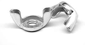 #8-32 Wing Nut/Type D/Style 1 /Stamped Steel/Zinc Plated (Quantity: 200)