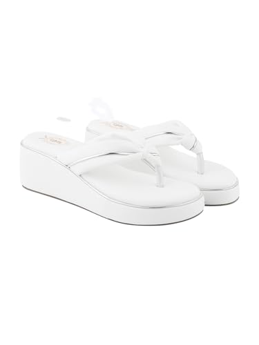 Image of Shoetopia Wedges Sandal for Women & Girls Criss-Cross Strap Design Stylish Comfortable, Durable Heels - Perfect for Casual & Party