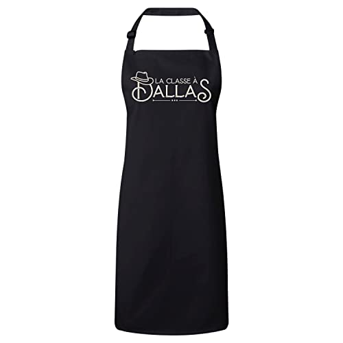 Tablier cuisine la classe à dallas pour barbecue et repas en famille