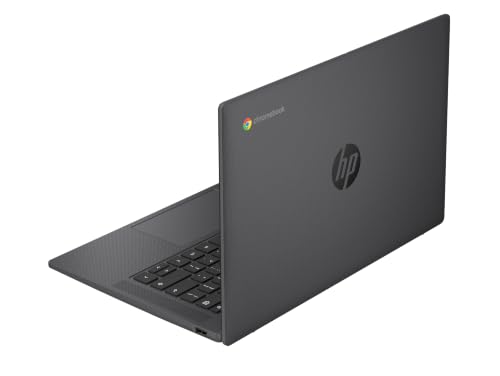 Image of HP Chromebook 14 Laptop (14 inch HD, Intel 4-Core N100, 4GB RAM, 64GB eMMC + 64GB SD Card) for Home, Students & Everyday Use, 12-Hr Battery Life, Fast charge, Webcam, Wi-Fi 6, IST HUB, Chrome OS (Renewed)
