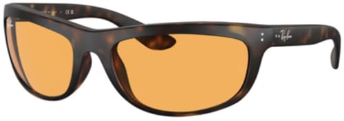 Ray-Ban RB4089 Sunglasses Bundle: RB 4089 BALORAMA 894/13 Matte Havana/Orange Crystal Standard and Universal Anti-slip Silicone Leash