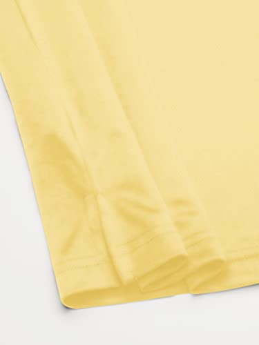 Pga Tour Mens Airflux Solid Mesh Short Sleeve Polo Golf Shirt, Pale Banana, X-Large Us #TOP3