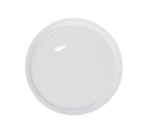 Holst Porzellan PL 030 FA3 Lot de 2 plats à gâteau ronds en porcelaine 30 cm en forme de drapeau Blanc 30 x 30 x 2,1 cm