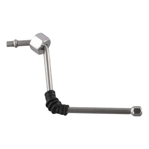 Tidevib Máquina de café espresso de repuesto de varita de vapor de 6 mm de diámetro con 1/4 pulgadas para ajuste de acero inoxidable para EC680 EC685 ECP36.31 ECP35.21 ECP35.31, 150 mm, plateado - imagen 8