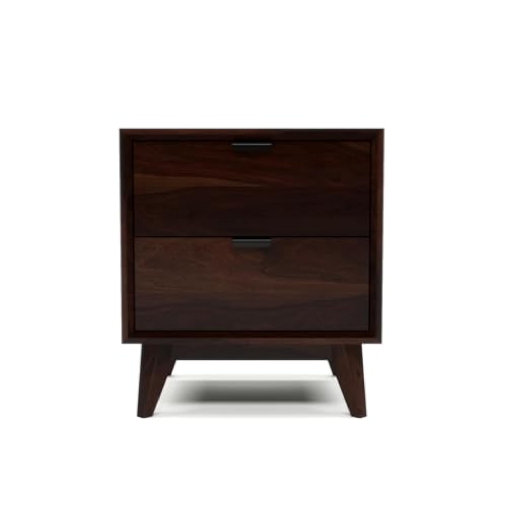 Solid Sheesham Wood Bedside Table with Drawer Storage