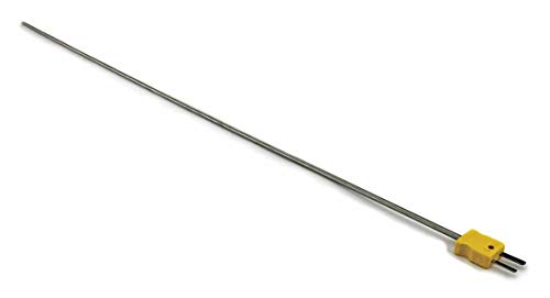 Thermocouple Probe,Type K,18in L,Inconel