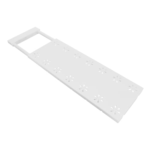 WHAMVOX Closet Tension Shelf Expandable for Cabinet Wardrobe Shelf Holder Organizer