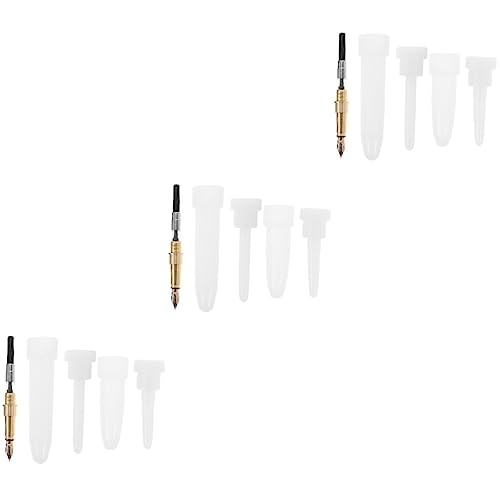 Nuobesty 516J50G2054WZM 3 Sets Pen Silicone Mold Handmade Pen Diy Mould Diy Fountain Pen Silicone Lightweight Silicone Mold Fountain Pen Resin Molds Mold cover