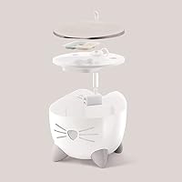 Catit PIXI Katzen-Trinkbrunnen mit Edelstahl-Top | Wasserspender | 2,5 L – Ansicht 3