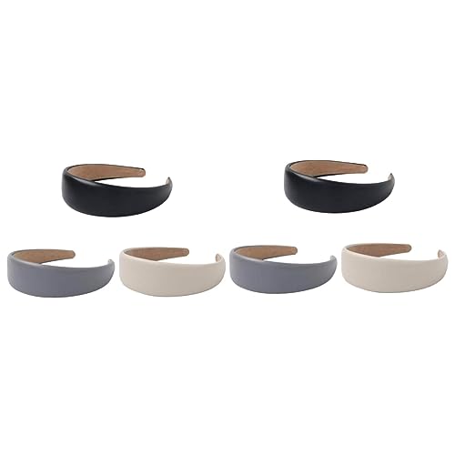 Bandeau large PU pour éviter les cheveux dans les yeux au maquillage