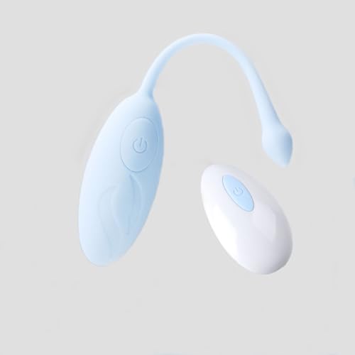 ローター 遠隔 ワイヤレス 10種振動パターン ローター 女性用 USB充電 静か防水 シリカゲル 強力振動（ブルー） - 画像1