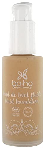 Base de Maquillaje fluida Bio y Vegano de Bohocosmetics 03 Sable 30ml
