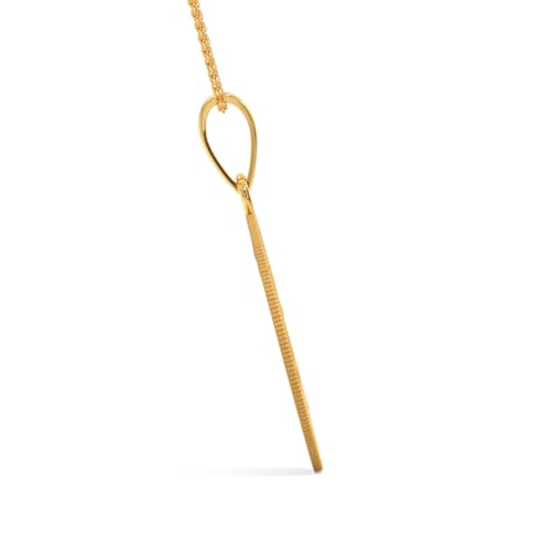 Image of KALYAN JEWELLERS 24K (999) Purity Swastik Gold Coin Pendant 5 Gms