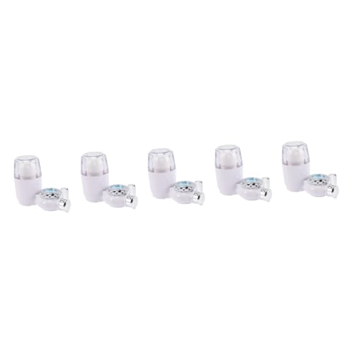 DOITOOL 5 Piezas purificador de agua del grifo filtros de campana de cocina filtro de campana de horno filtro de agua del grifo del fregadero purificador de agua del fregadero AbS