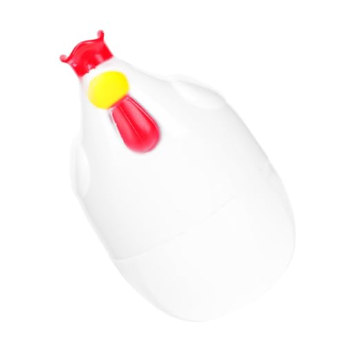 PRETYZOOM Molde para Huevos al Vapor Diseño de Pollo, Vaporera Creativa de Plástico de Color Claro, Tamaño Pequeño, Apta para Microondas, Utensilio de Cocina Práctico para Preparar