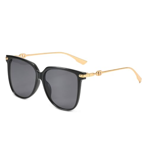 Lunettes de soleil oeil de chat pour un été élégant monture alliage verres dégradés