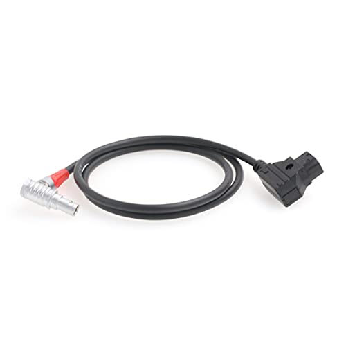 Cable D-tap a 2 pines en ángulo recto para teradek Bolt cable de alimentación de 30 pulgadas