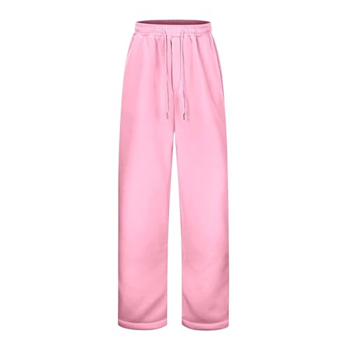 Boys Girls Sweatpants Baggy High Waisted Drawstring Straight Leg Track Pants Running Lightweight Athletic Trousers3