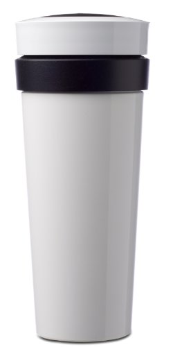 Rosti Mepal Duo to go flesjes met 2 vakken (levensmiddel/liquid) 400 ml wit