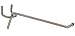 Hillman Group 852684 Display Singl Pegboard Hook 0.207 x 6 in. - Pack of 50