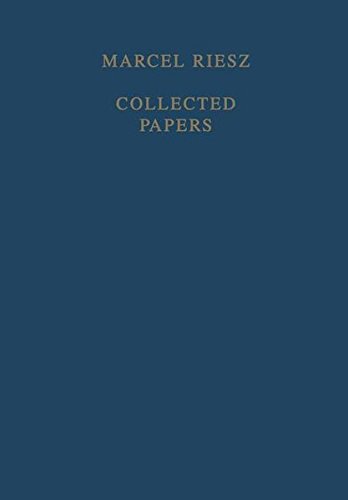 『Marcel Riesz Collected Papers』|感想・レビュー - 読書メーター