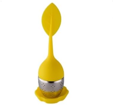 Tea Strainer Fine Mesh Sieve,Stainless Steel Tea Infuser Strainer Sphere Mesh Tea Filter Teaware Metal Tea Bag Diffuser Handle Teapot Tea Ball Strainer (Color : A) (Size : Plum)