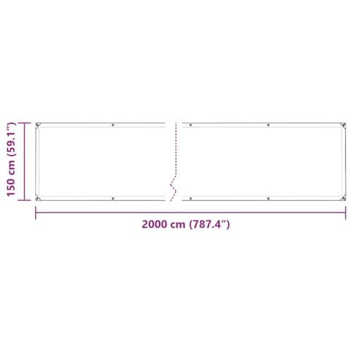 Bâche transparente 20 x 1,5 m en polyéthylène pour jardin et terrasse - 4