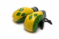 St Vincent & the Grenadines Country Flag Mini Boxing Gloves to Hang Over Your Automobile Mirror New