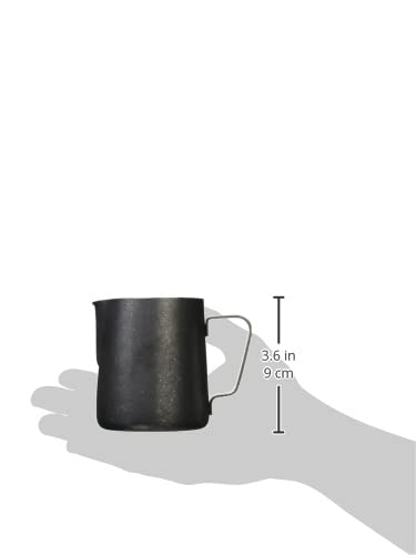Amazon.com: Black Vintage Inox Milk Jug, 11.8 fl oz (350 ml), Milk