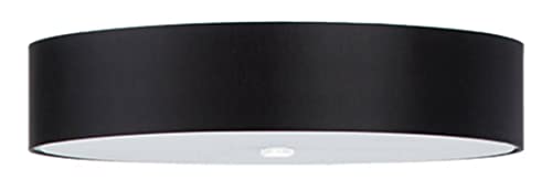 Éclairage de plafond Sollux SCALE noir 60x60 cm E27 dimmable pour salon
