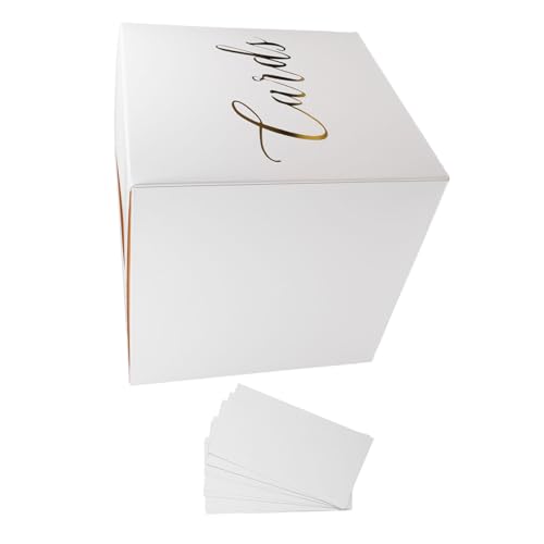 Ciieeo Gold Wedding Card Box Set of 1 Elegant Keepsake Box for Reception Decorations