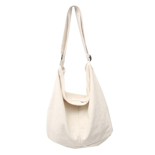 Paquet à bandoulière en toile KOMBIUDA grande capacité sac simple pour femme