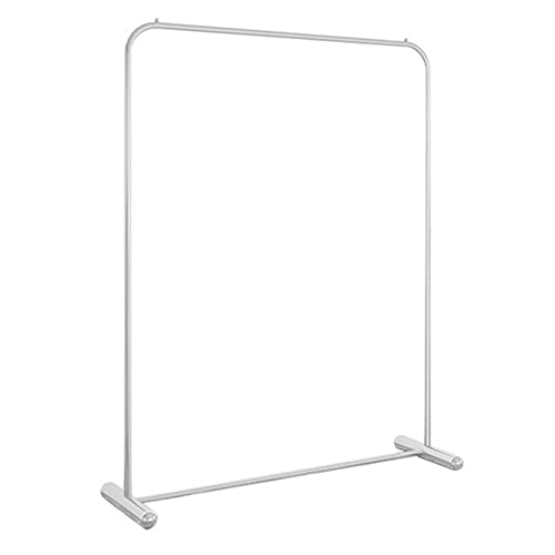 YCVAWEOD Pastel de ropa de metal de servicio pesado soporte de riel para ropa de vestimenta de prendas de vestir LWX
