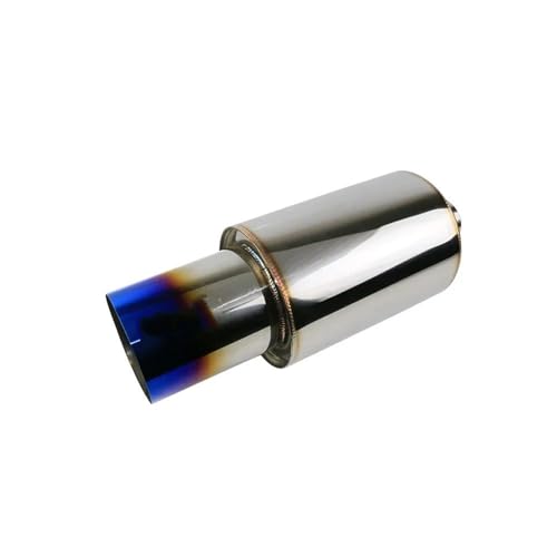 Silencieux d'échappement voiture en acier inoxydable avec interface arrière 51mm pour course