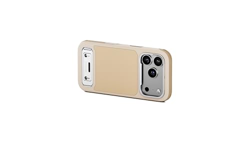 Cage mobile iPhone 17 Pro Tilta Khronos Lite Champagne avec béquille