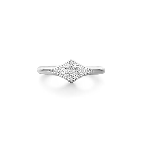 Bague ANIA HAIE Dusk Divas en argent et zircons idéale du bureau aux soirées