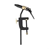 comprar kit montaje moscas Fácil montaje con abrazadera en C: con una abrazadera C ajustable, el tornillo de banco se puede fijar fácilmente a mesas de hasta 35 mm de grosor, proporcionando un espacio de trabajo seguro para tus proyectos.
